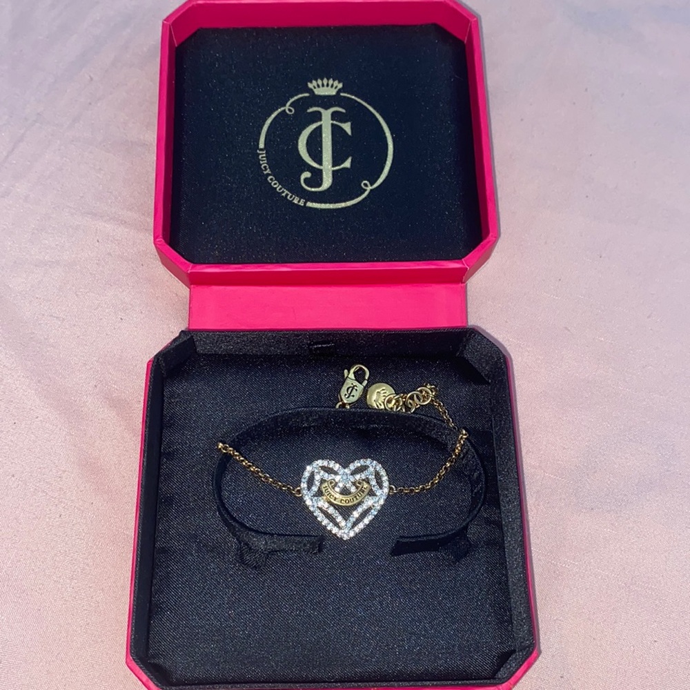 Juicy Couture bracelet with box, used once